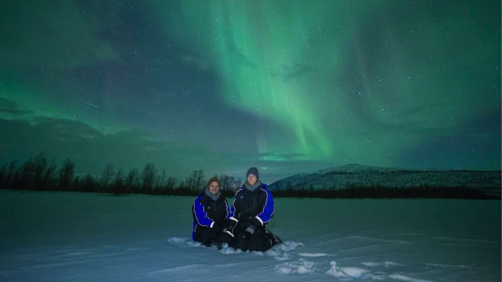Auroras boreales en Tromso, Noruega